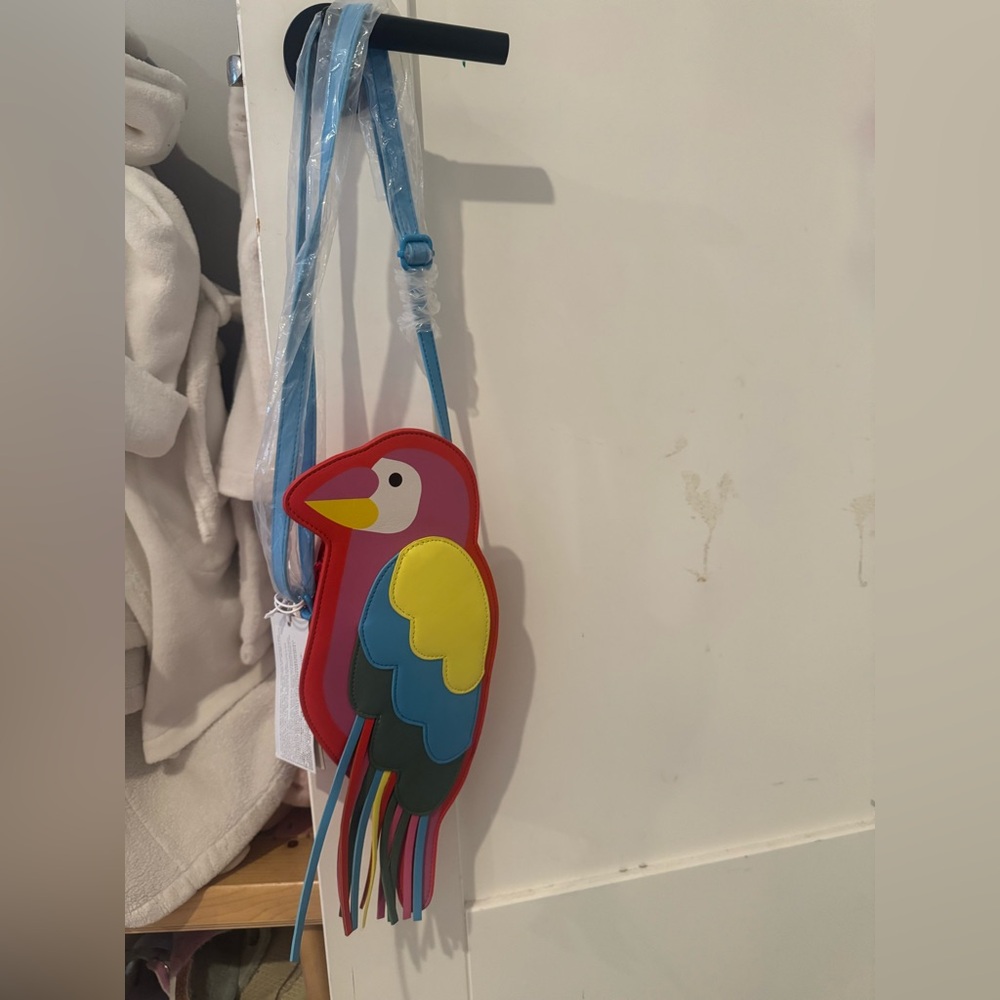 Stella McCartney kids Colorful Bird-Shaped Purse, NWT